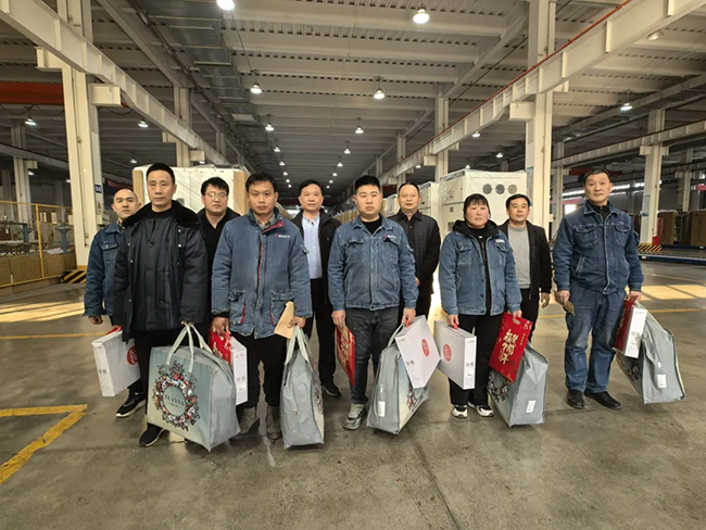 贝斯特bst2222电气新春慰问送关怀，节前安全督导保平安